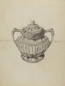 Silver Bowl, 1935/1942. Creator: Vincent Murphy
