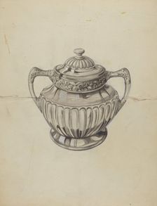 Silver Bowl, 1935/1942. Creator: Vincent Murphy