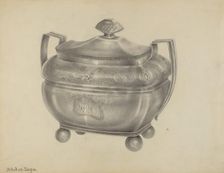 Silver Bowl, 1935/1942. Creator: Nicholas Zupa