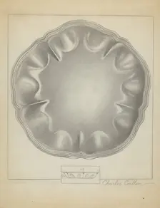 Silver Bowl, 1936. Creator: Charles Cullen