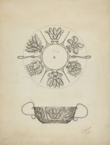 Silver Bowl, 1938. Creator: Lawrence Flynn