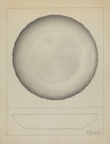 Silver Bowl, c. 1936. Creator: Giacinto Capelli