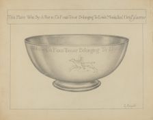 Silver Bowl, c. 1936. Creator: Giacinto Capelli