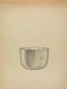 Silver Bowl, c. 1937. Creator: Hester Duany