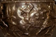 Silver Bowl from a Sarmatian Tomb, 4th-5th century