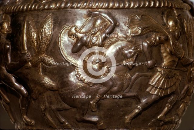 Silver Bowl from a Sarmatian Tomb, 4th-5th century. Artist: Unknown.