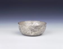 Silver bowl with animals, birds and dragon, High Tang period, China, 8th century