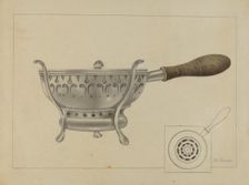 Silver Brazier, c. 1936. Creator: Horace Reina