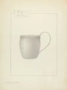Silver Cup, 1935/1942. Creator: Eugene La Foret