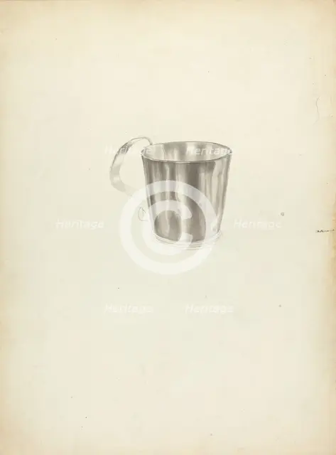 Silver Cup, 1935/1942. Creator: Isidore Steinberg.