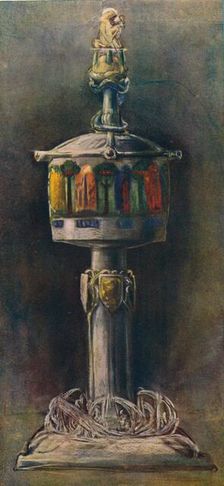 Silver Cup with Bassetaille Enamels, 1903. Artist: Alexander Fisher