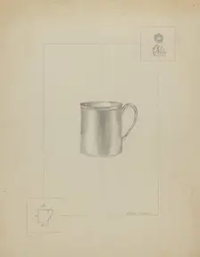 Silver Cup, c. 1936. Creator: Hester Duany