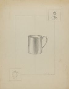 Silver Cup, c. 1936. Creator: Hester Duany