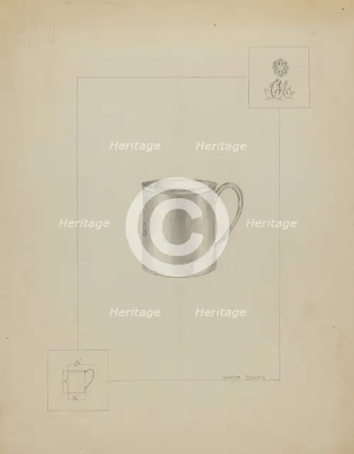 Silver Cup, c. 1936. Creator: Hester Duany.
