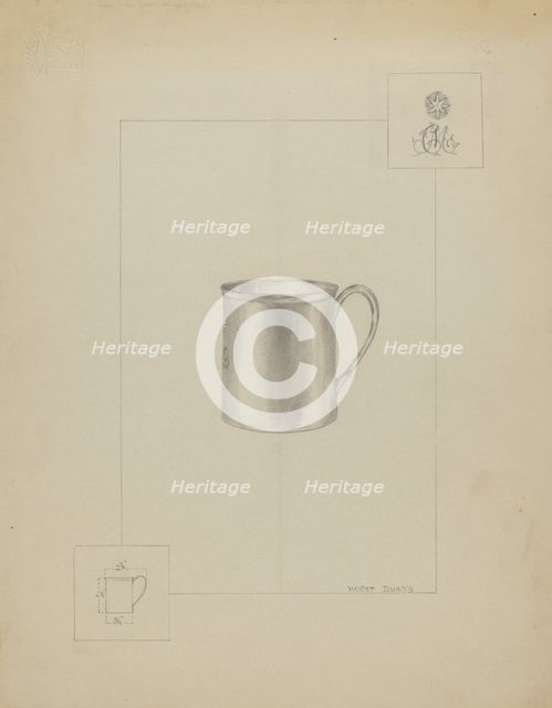 Silver Cup, c. 1936. Creator: Hester Duany.