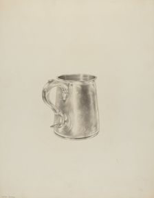 Silver Cup, c. 1938. Creator: Hester Duany
