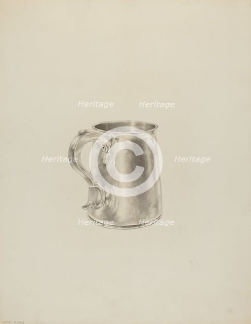 Silver Cup, c. 1938. Creator: Hester Duany.