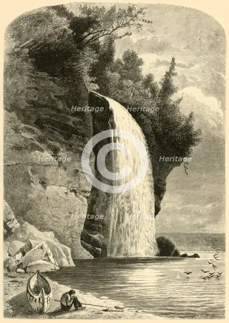 'Silver Cascade', 1872.  Creator: Frederick William Quartley.