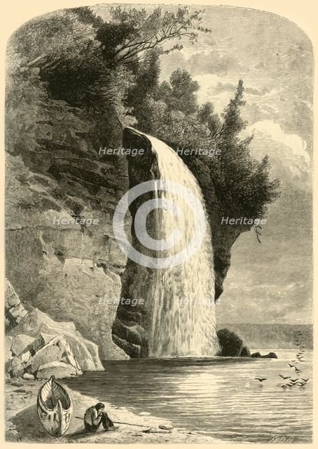 'Silver Cascade', 1872.  Creator: Frederick William Quartley.