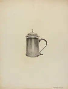 Silver Caster, 1935/1942. Creator: Holger Hansen