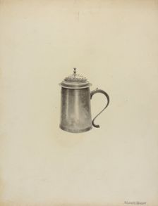 Silver Caster, 1935/1942. Creator: Holger Hansen