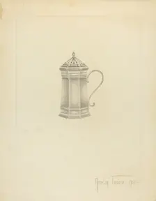 Silver Caster, 1936. Creator: Amelia Tuccio