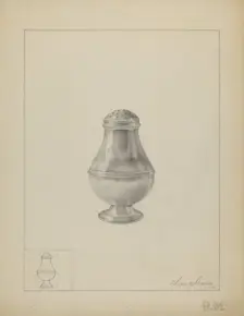 Silver Caster, 1936. Creator: Louis Annino