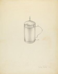 Silver Caster, 1937. Creator: Amelia Tuccio