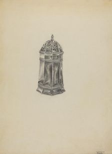 Silver Caster, c. 1936. Creator: John Tarantino