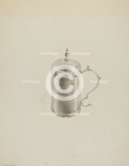 Silver Caster, c. 1938. Creator: Hester Duany.