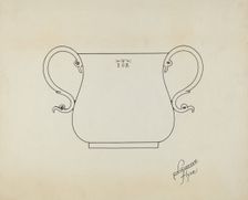 Silver Caudle Cup, 1935/1942. Creator: Lawrence Flynn
