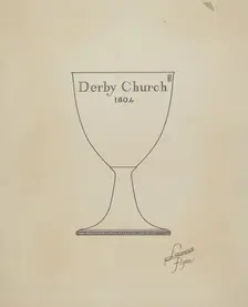 Silver Chalice, c. 1936. Creator: Lawrence Flynn