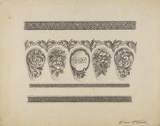 Silver Christening Bowl, 1940. Creator: Paul Ward