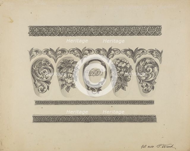 Silver Christening Bowl, 1940. Creator: Paul Ward.