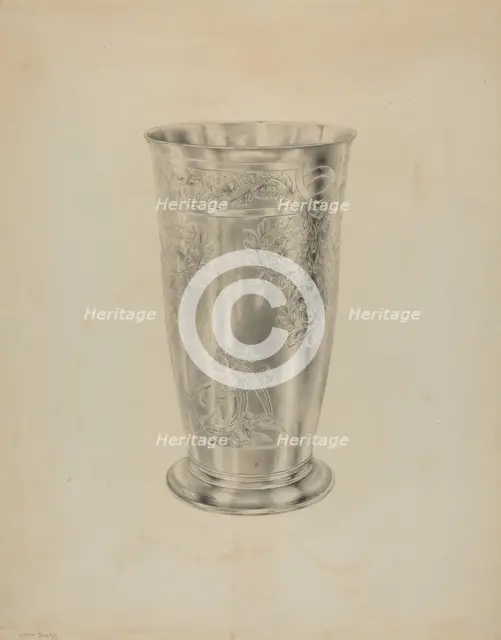 Silver Communion Beaker, c. 1938. Creator: Hester Duany.