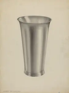 Silver Communion Cup, 1935/1942. Creator: Aaron Fastovsky