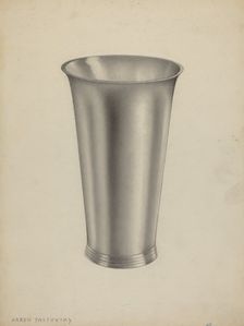 Silver Communion Cup, 1935/1942. Creator: Aaron Fastovsky