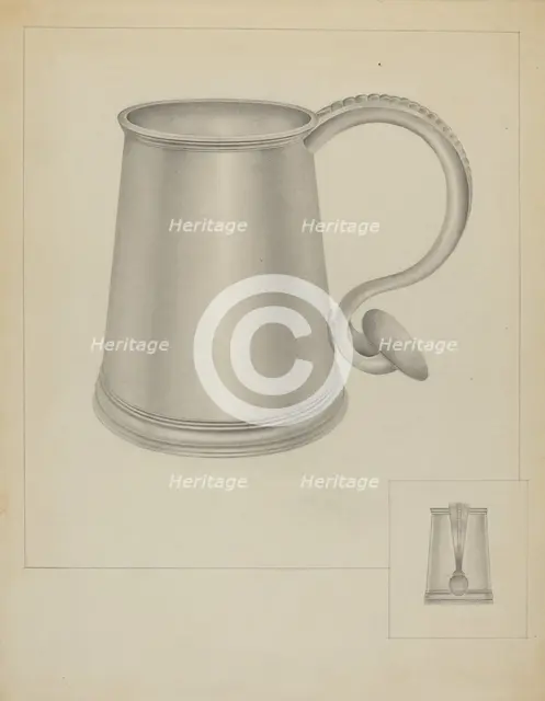 Silver Communion Mug, c. 1936. Creator: Isidore Steinberg.
