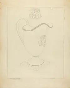 Silver Cream Pitcher, c. 1937. Creator: Hans Westendorff