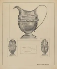 Silver Creamer, 1935/1942. Creator: Francis Law Durand