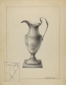 Silver Creamer, 1936. Creator: Nicholas Zupa
