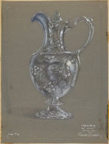 Silver Creamer, c. 1936. Creator: Eugene Barrell