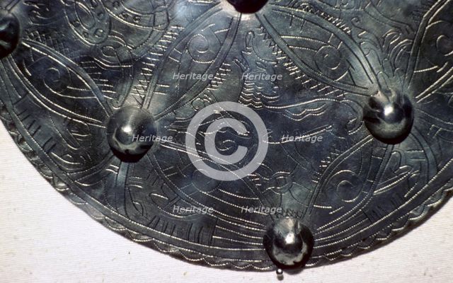 Silver disc brooch of Ædwen, Anglo-Scandinavian, first half of the 11th century. Artist: Unknown