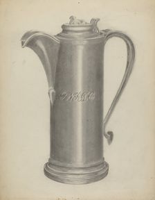 Silver Flagon, 1935/1942. Creator: Albert Camilli