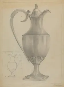Silver Flagon, 1935/1942. Creator: Louis Annino
