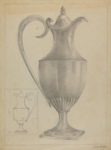 Silver Flagon, 1935/1942. Creator: Louis Annino