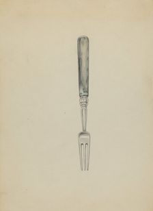 Silver Fork, c. 1936. Creator: Herbert Russin