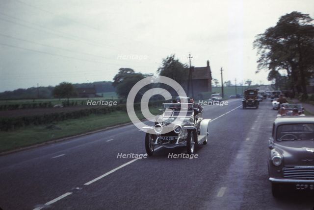Silver Ghost Rolls Royce at Rally, Cheshire, England, c1960. Artist: CM Dixon.