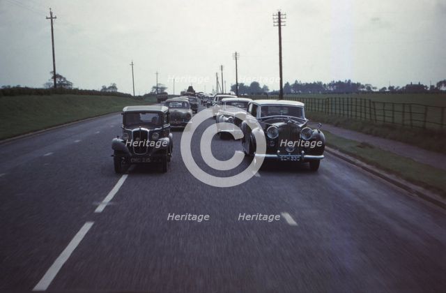 Silver Ghost Rolls Royce at Rally, Cheshire, England, c1960. Artist: CM Dixon.
