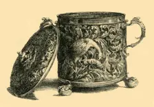 Silver gilt cup and cover, 1669-1670, (1881). Creator: W T Roberts